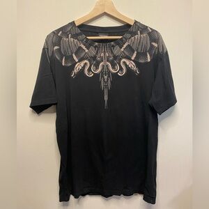 Marcelo Burlon County Of Milan Snake T-Shirt Black / Grey